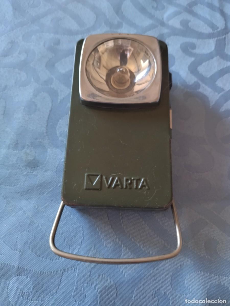 Militaria: Antigua linterna de petaca, Varta - Foto 3