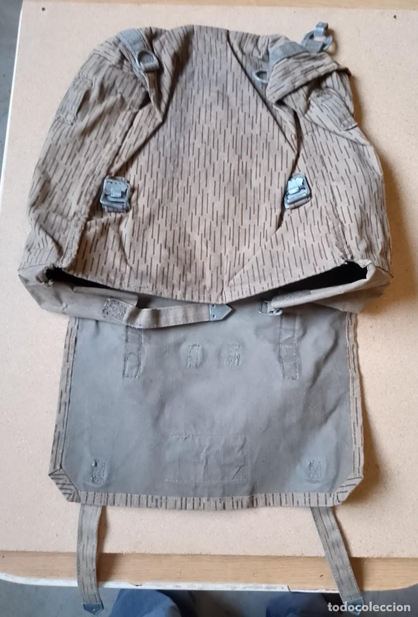 Militaria: Macuto-bolsa de costado, de camuflaje, RDA - Foto 3