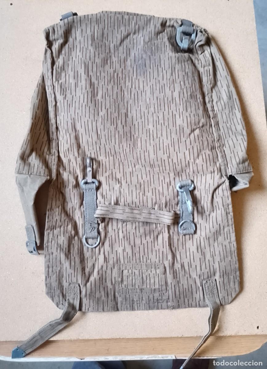 Militaria: Macuto-bolsa de costado, de camuflaje, RDA - Foto 4
