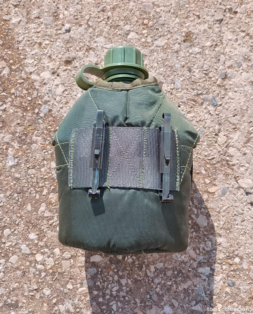 Militaria: Cantimplora con funda, ej&eacute;rcito espa&ntilde;ol - Foto 2
