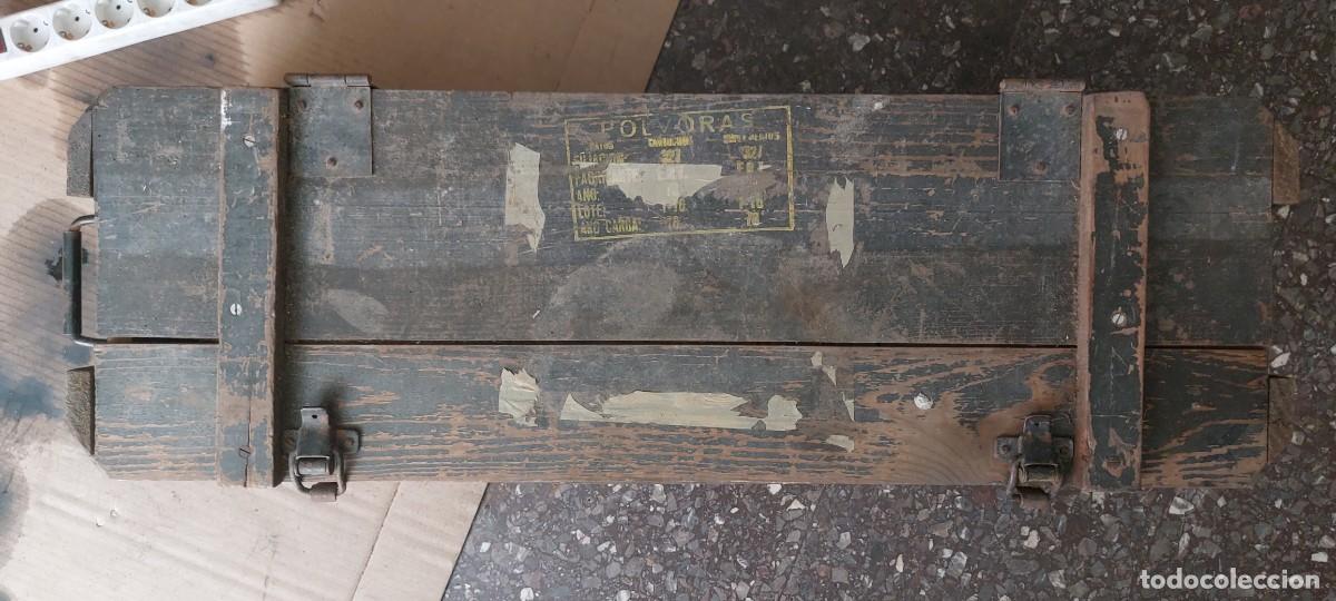 Militaria: CAJA DE MADERA MILITAR. ESPA&Ntilde;A - Foto 2