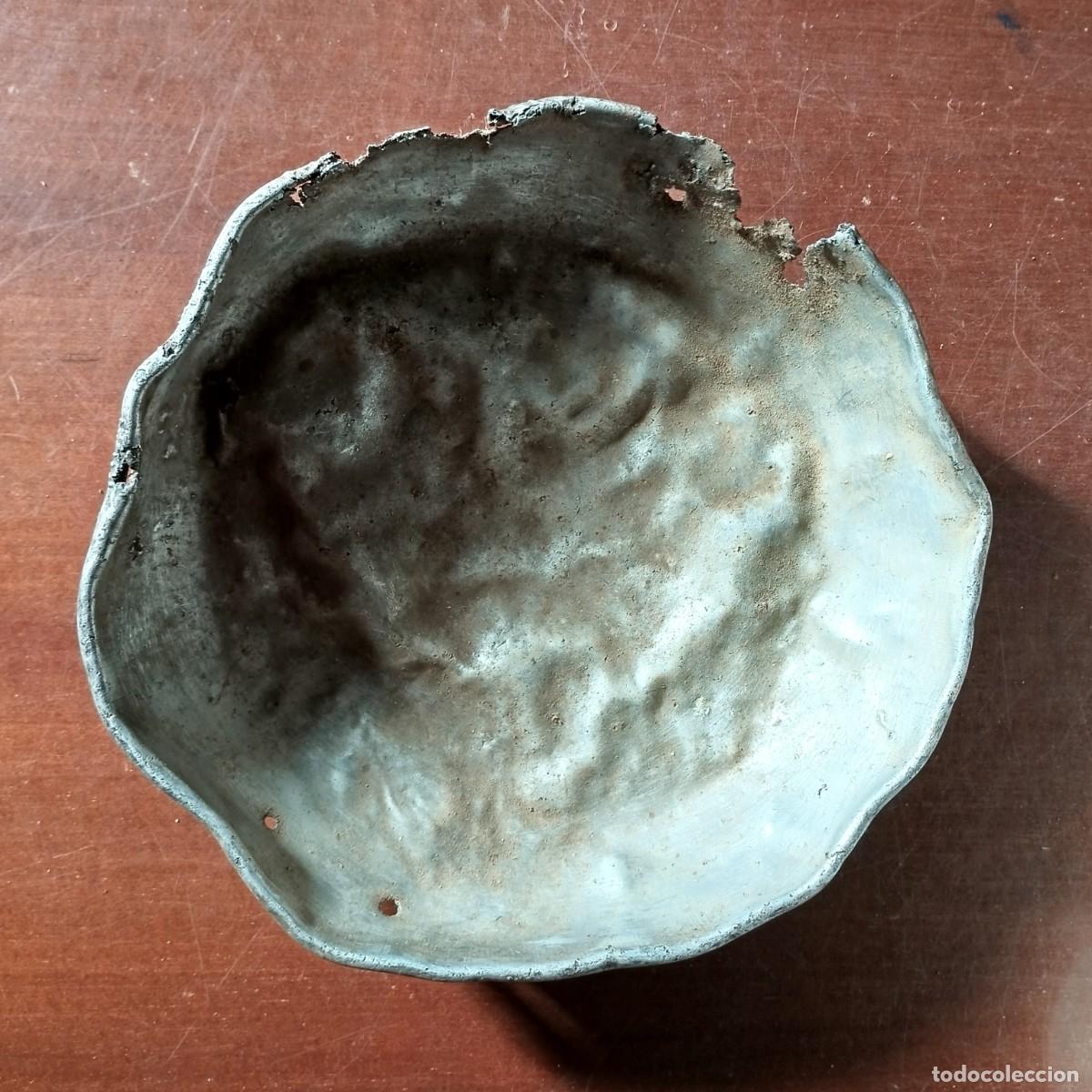 Militaria: Antiguo plato de trinchera - Foto 1