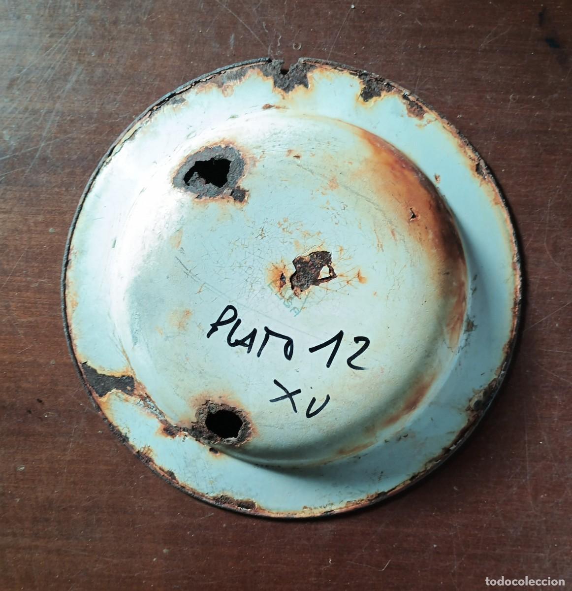 Militaria: Antiguo plato de trinchera - Foto 2