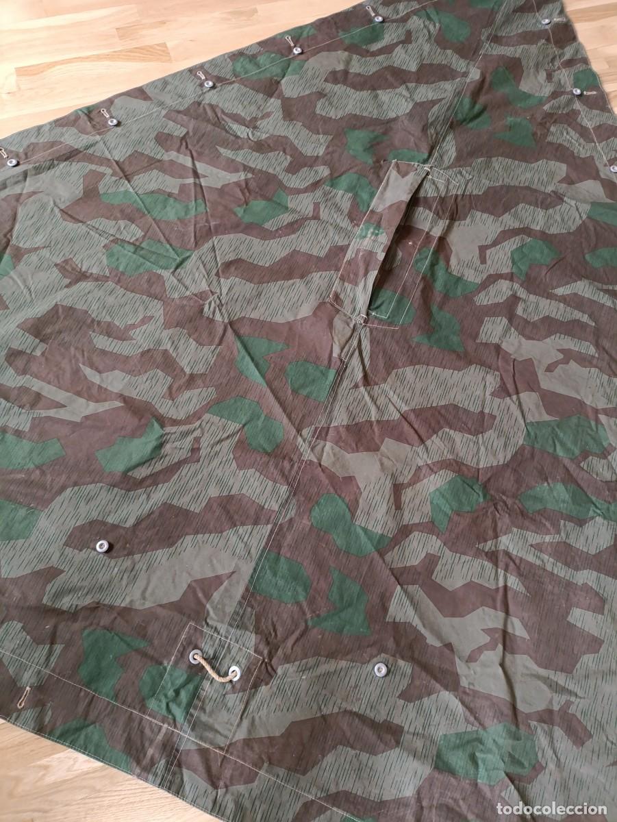 Militaria: Zeltbahn original en buen estado - Foto 4