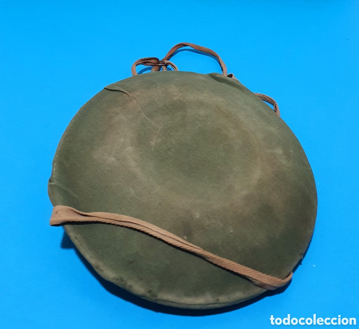 Militaria: ANTIGUA CANTIMPLORA DE ALUMINIO ORIGINAL DE LA &Eacute;POCA - Foto 3