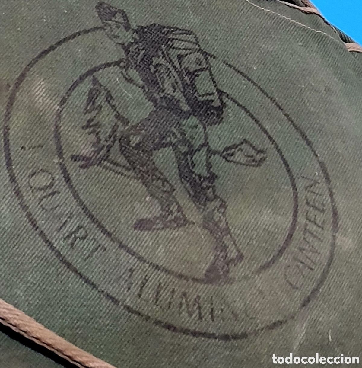 Militaria: ANTIGUA CANTIMPLORA DE ALUMINIO ORIGINAL DE LA &Eacute;POCA - Foto 4