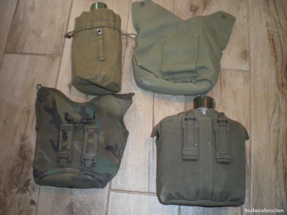Militaria: LOTE CANTIMPLORAS Y FUNDAS - Foto 2