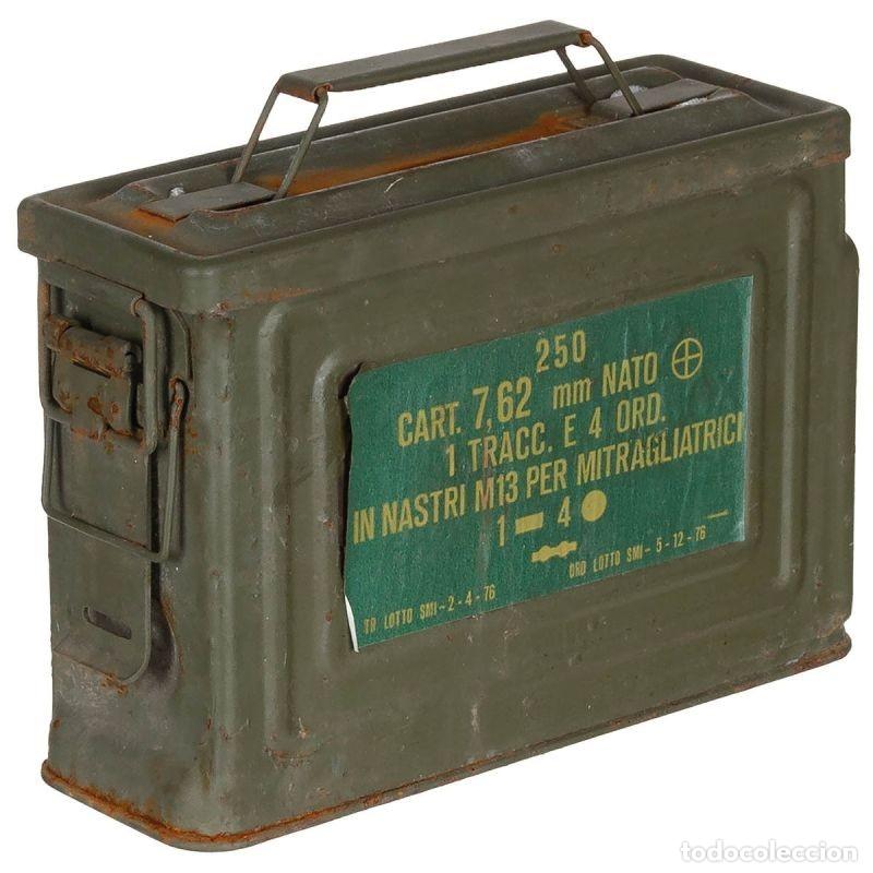 Militaria: CAJA MUNICION US CAL.30 M2 - Foto 2