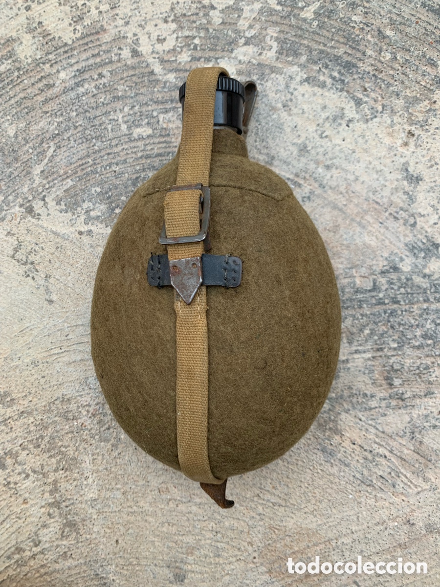 Military Antiques: Cantimplora DAK Afrika Korps. Original 1943 Alemania Segunda Guerra Mundial