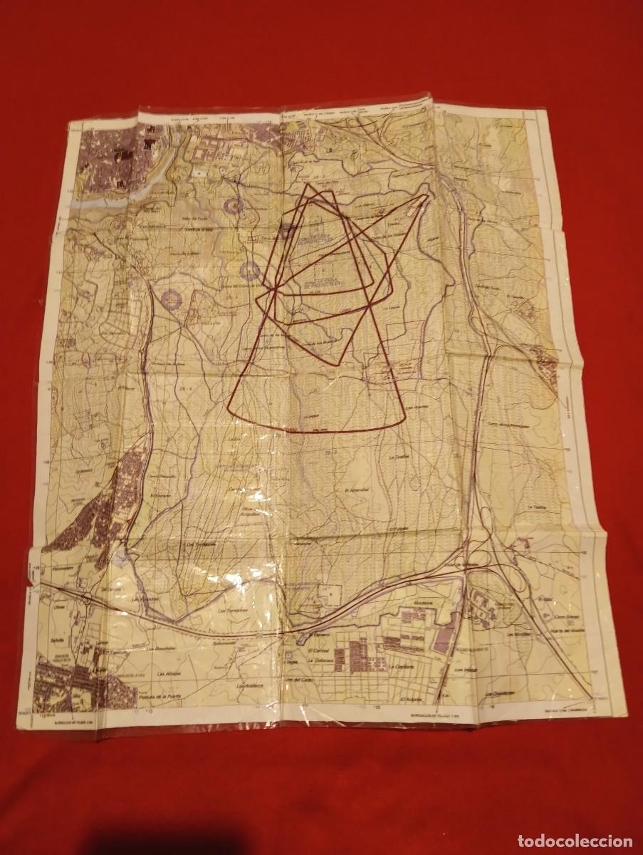 Militaria: Tres mapas plastificado de San Gregorio - Foto 1