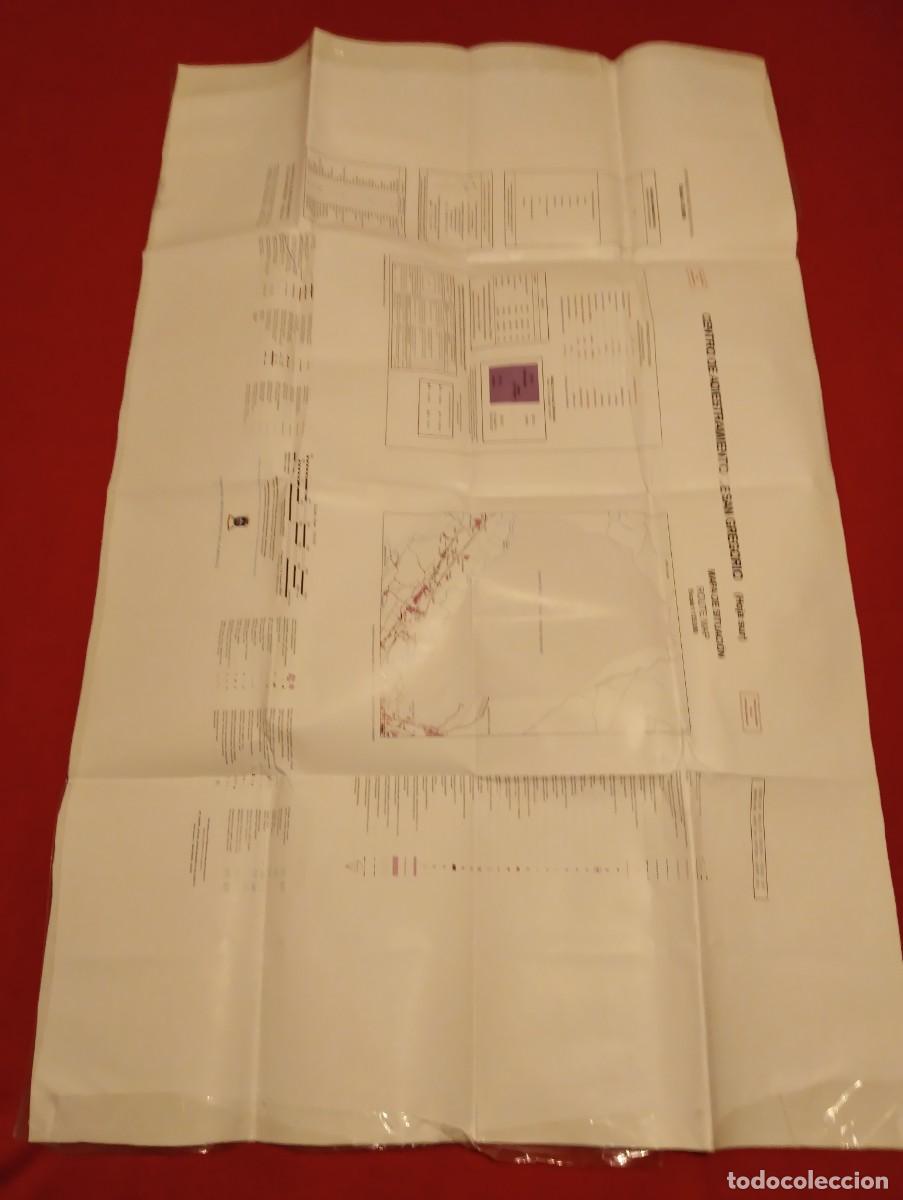 Militaria: Tres mapas plastificado de San Gregorio - Foto 2