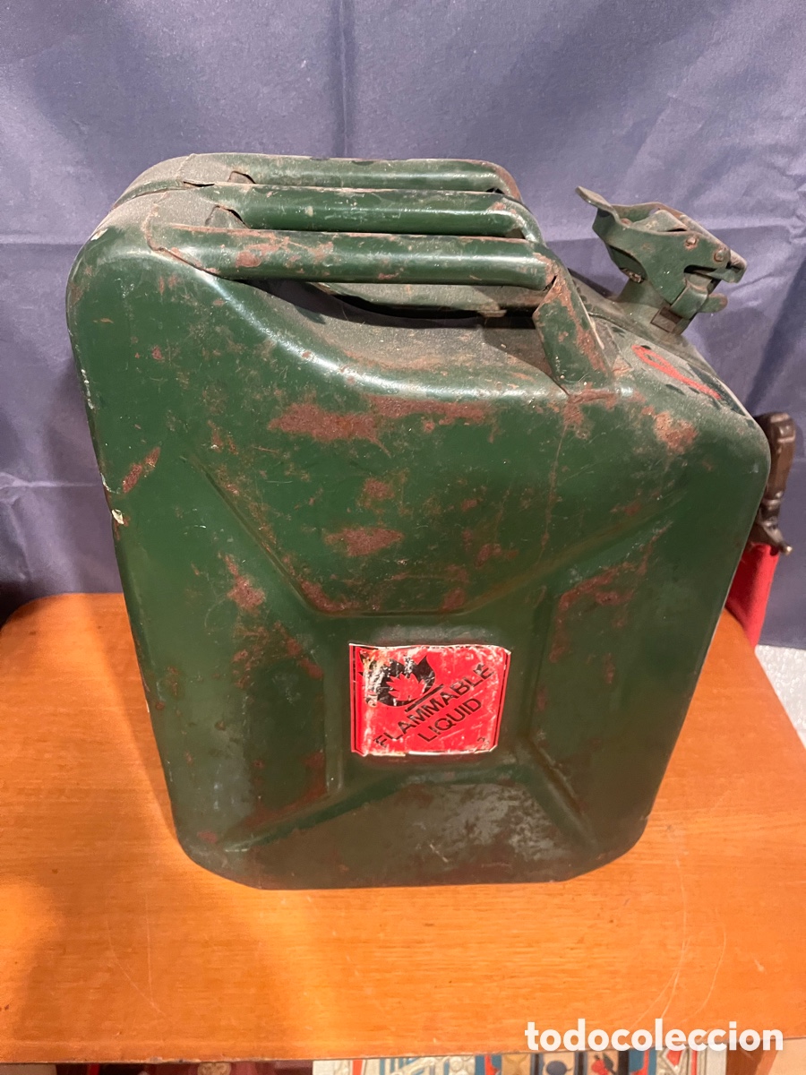 Militaria: Bidon combustible militar - Foto 3