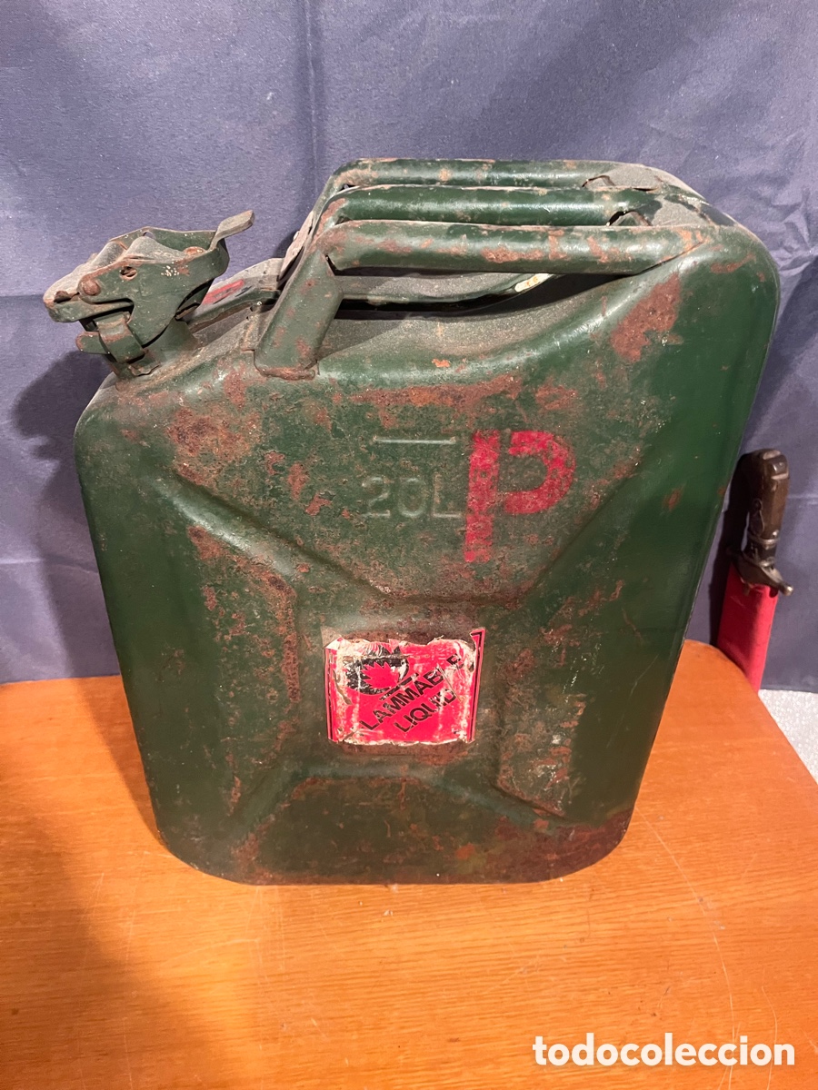 Militaria: Bidon combustible militar - Foto 5