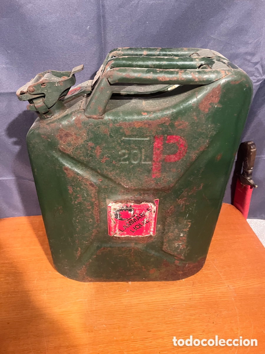 Militaria: Bidon combustible militar - Foto 6