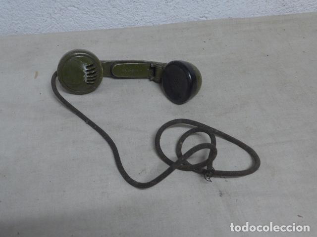 Militaria: Antiguo telefono plegable militar de campa&ntilde;a a identificar, guerra civil o II guerra mundial ?