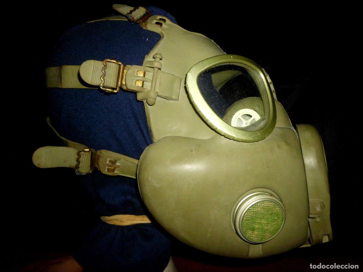 Militaria: M&aacute;scara antig&aacute;s ej&eacute;rcito polaco tipo M-X - Foto 4