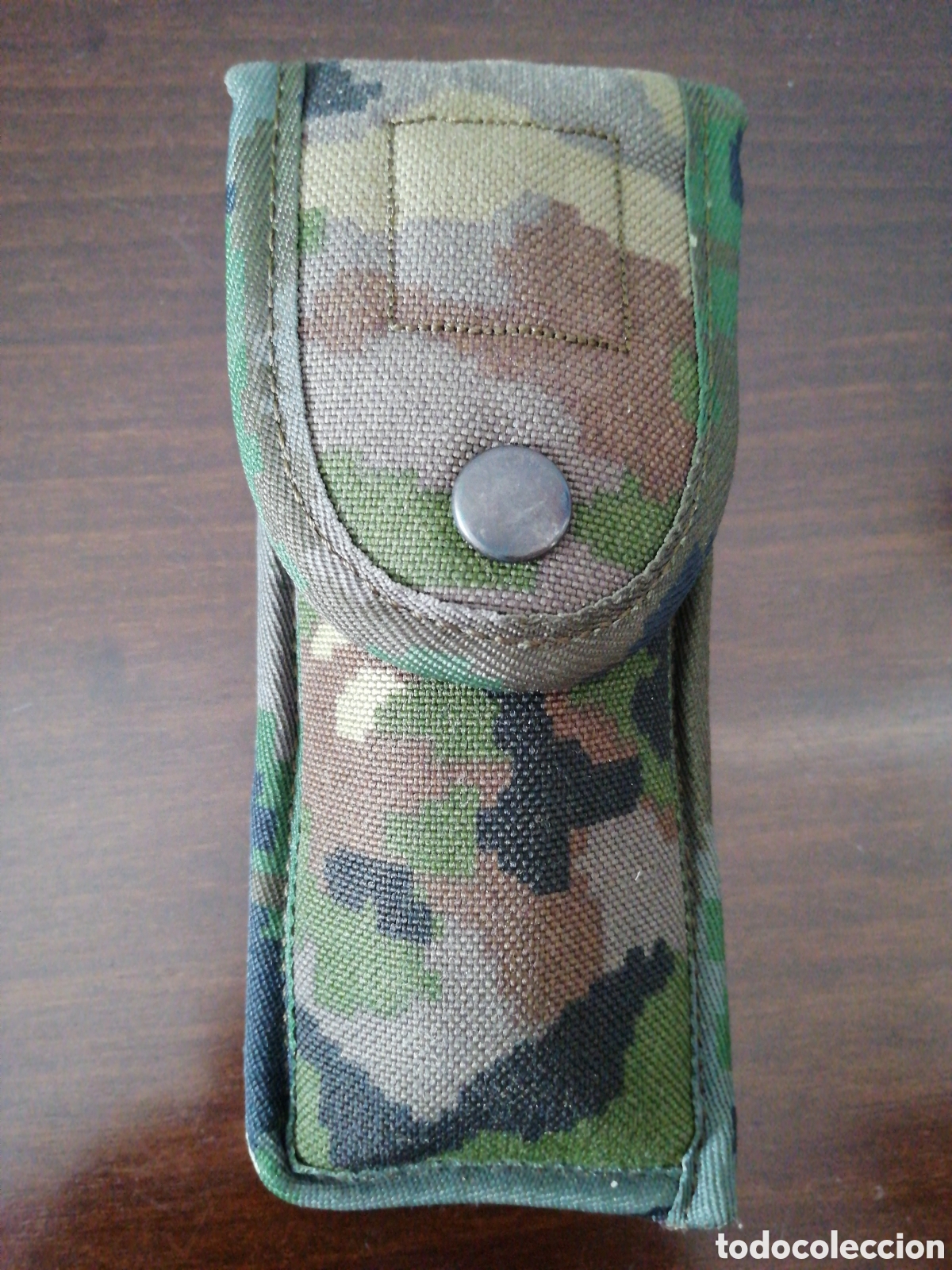 Militaria: Funda con cubiertos y navaja militar