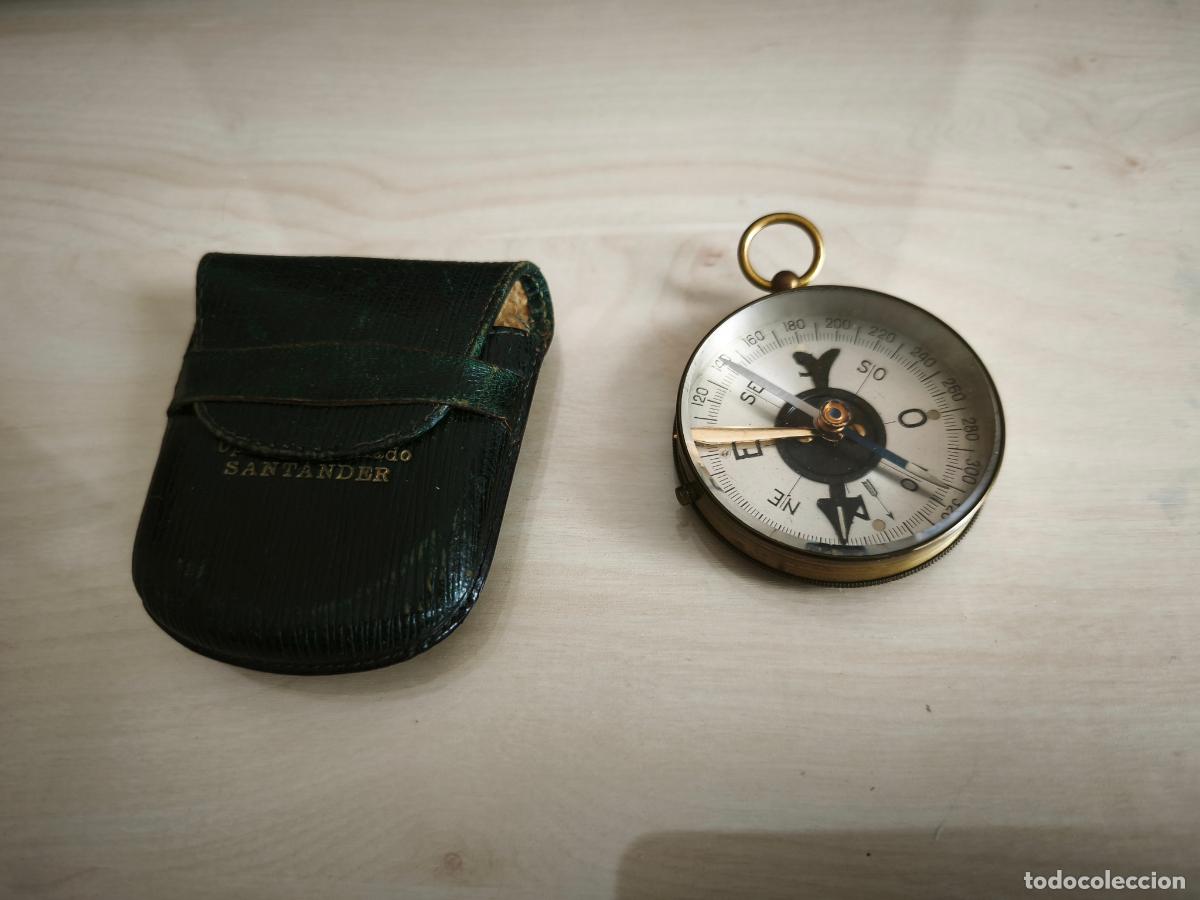 Militaria: Brujula nautico militar en muy buen estado de conservaci&oacute;n. Principio S.XX. Santander