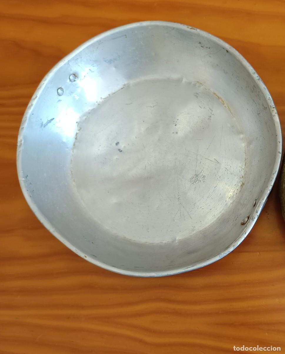 Militaria: plato militar de aluminio antiguo tipo guerra civil. Ej&eacute;rcito Espa&ntilde;ol