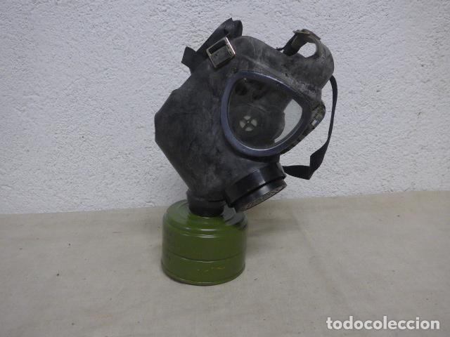 Militaria: Antigua mascara de gas rusa, original, URSS comunista, careta antigas.