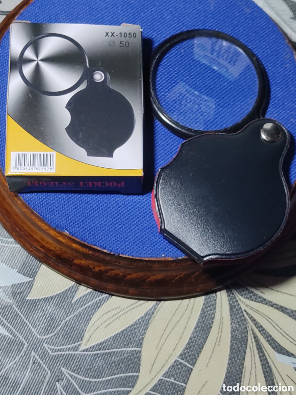 Militaria: Lupa de bolsillo Vintage.XX-1050. 50*.Gran Aumento.Nueva.