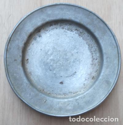 Militaria: EJERCITO ESPA&Ntilde;OL,PLATO DE ALUMINIO