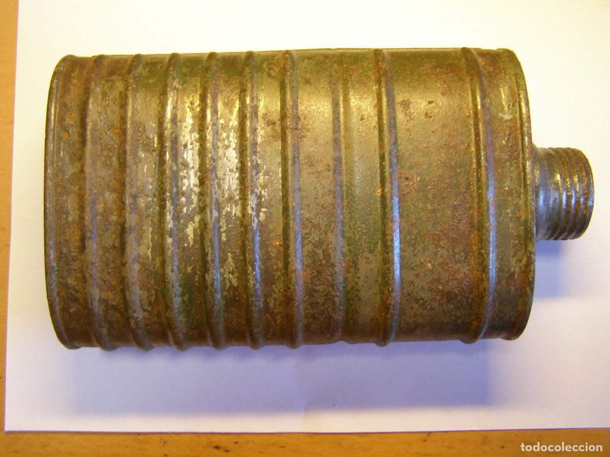 Militaria: Filtro de m&aacute;scara antig&aacute;s espa&ntilde;ola, Guerra Civil Espa&ntilde;ola.