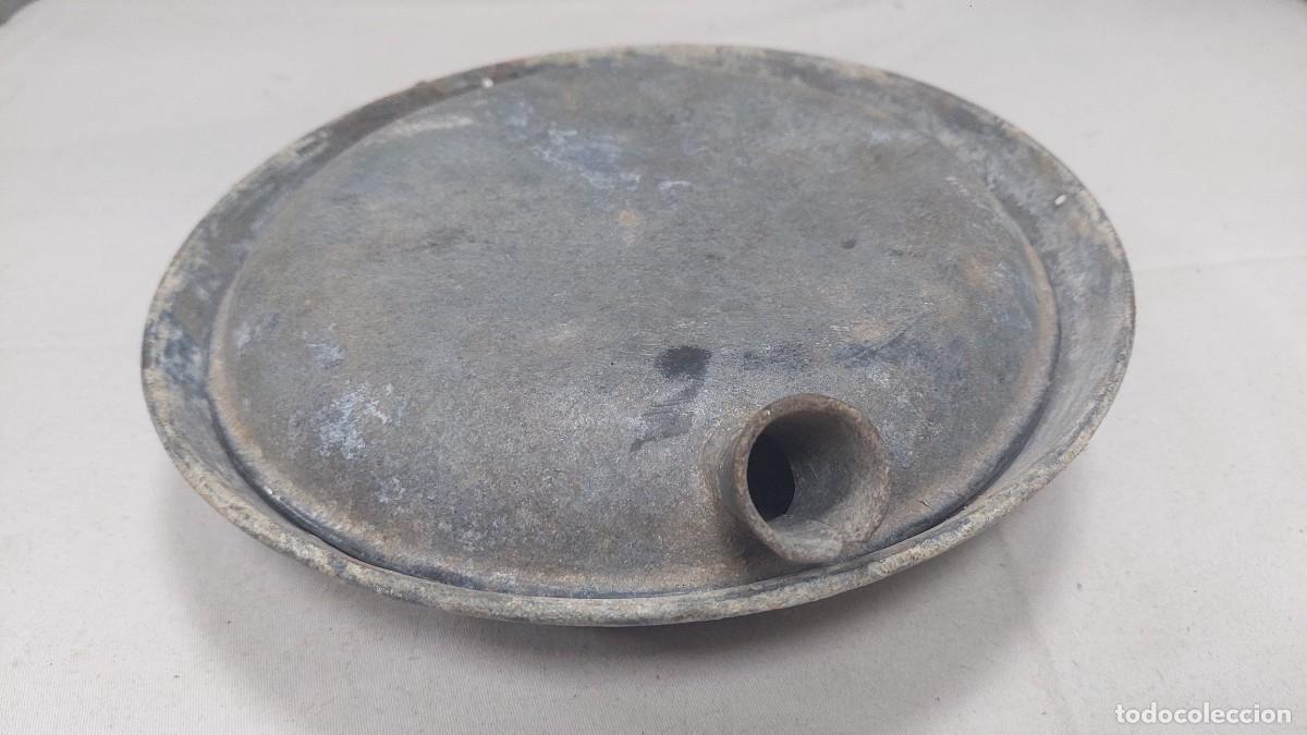 Militaria: Marmita y plato de la columna de hierro anarquista CNT guerra civil