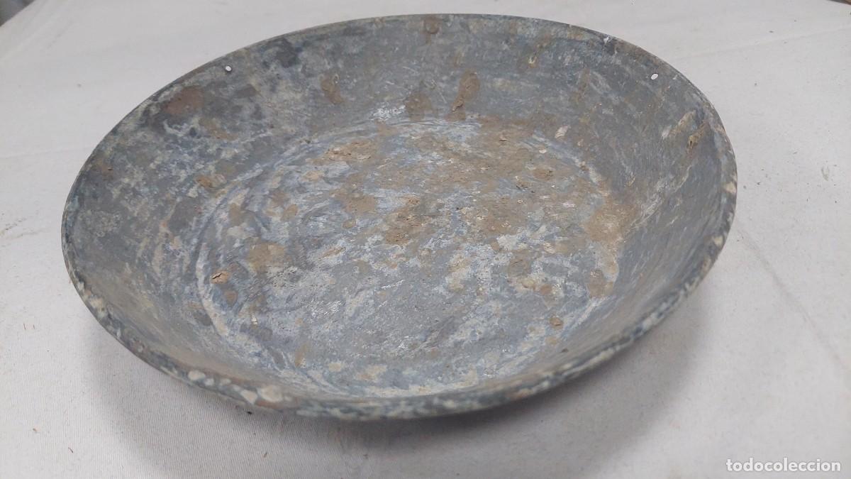 Militaria: Plato de la columna de hierro anarquista CNT guerra civil