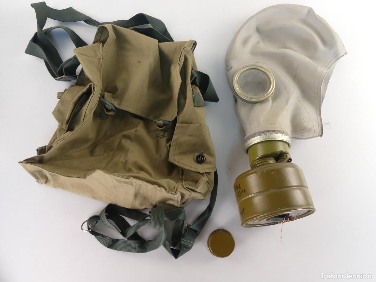 Militaria: MASCARA DE GAS BOLSO DE LIENZO UNI&Oacute;N SOVI&Eacute;TICA RUSIA