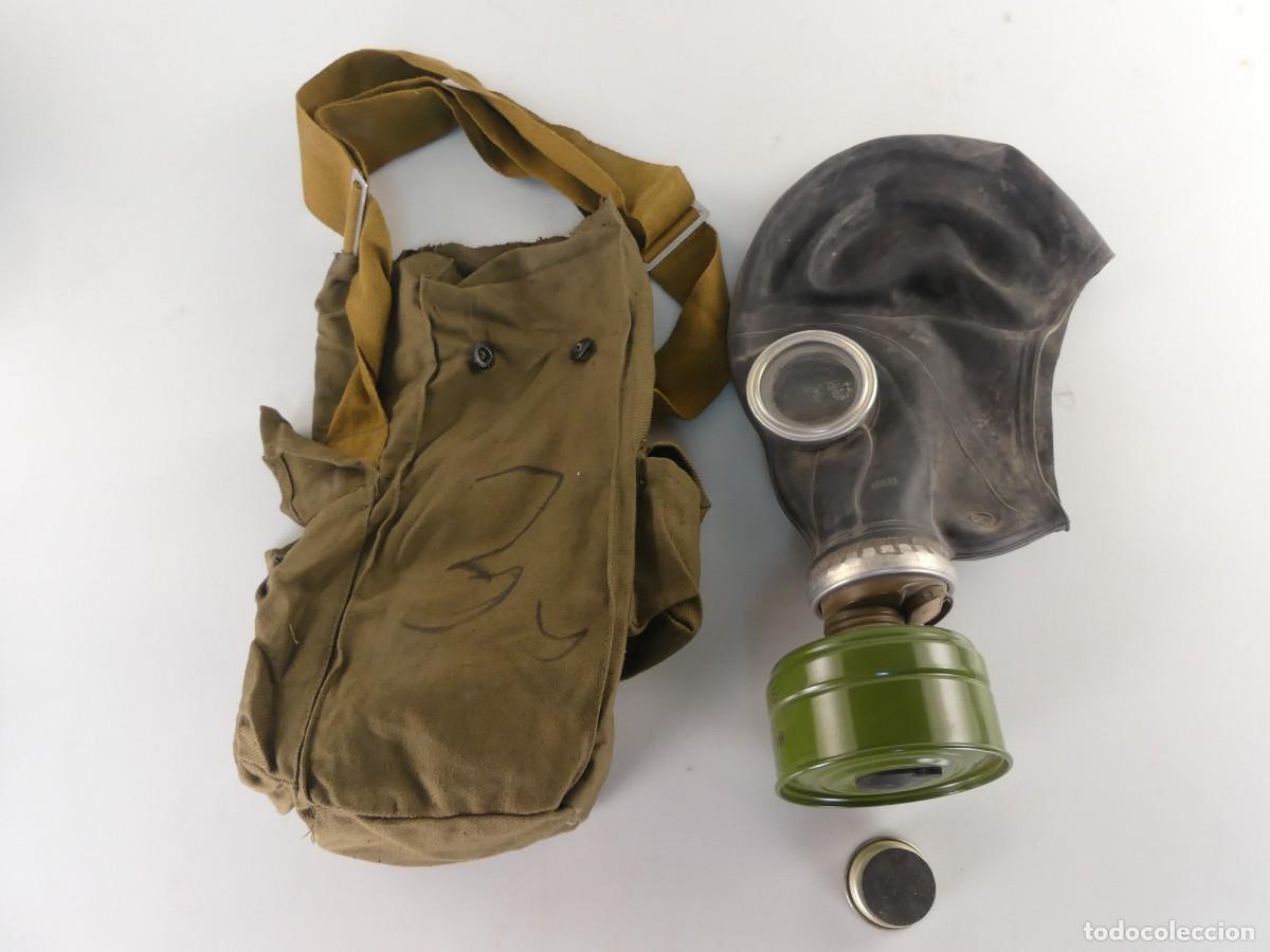 Militaria: MASCARA DE GAS BOLSO DE LIENZO UNI&Oacute;N SOVI&Eacute;TICA RUSIA