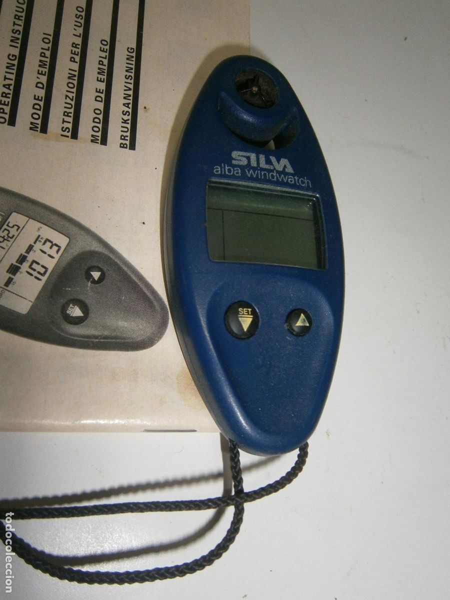 Militaria: INSTRUMENTO CON ANENOMETRO, ALTIMETRO, BAROMETRO, TERMOMETRO Y RELOJ - SILVA ALBA WINDWATCH