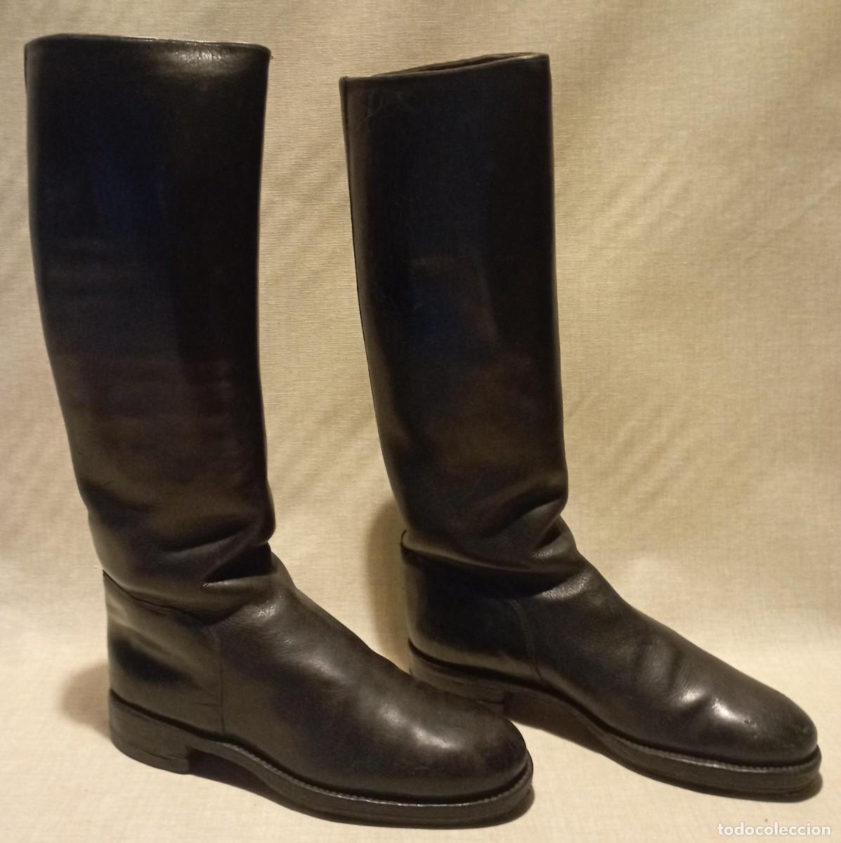 Militaria: Botas militares oficial alem&aacute;n (III Reich Hitler- Nazi- Alemania) WWII