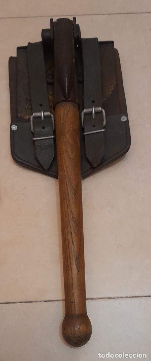 Militaria: Pala zapapico de trinchera ejercito antigua