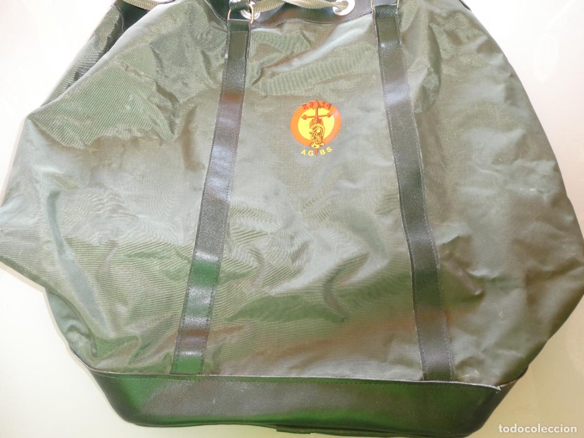 Militaria: MOCHILA MACUTO PETATE MILITAR. AGBS ACADEMIA GENERAL B&Aacute;SICA SUBOFICIALES. 60X58CM. 700GR