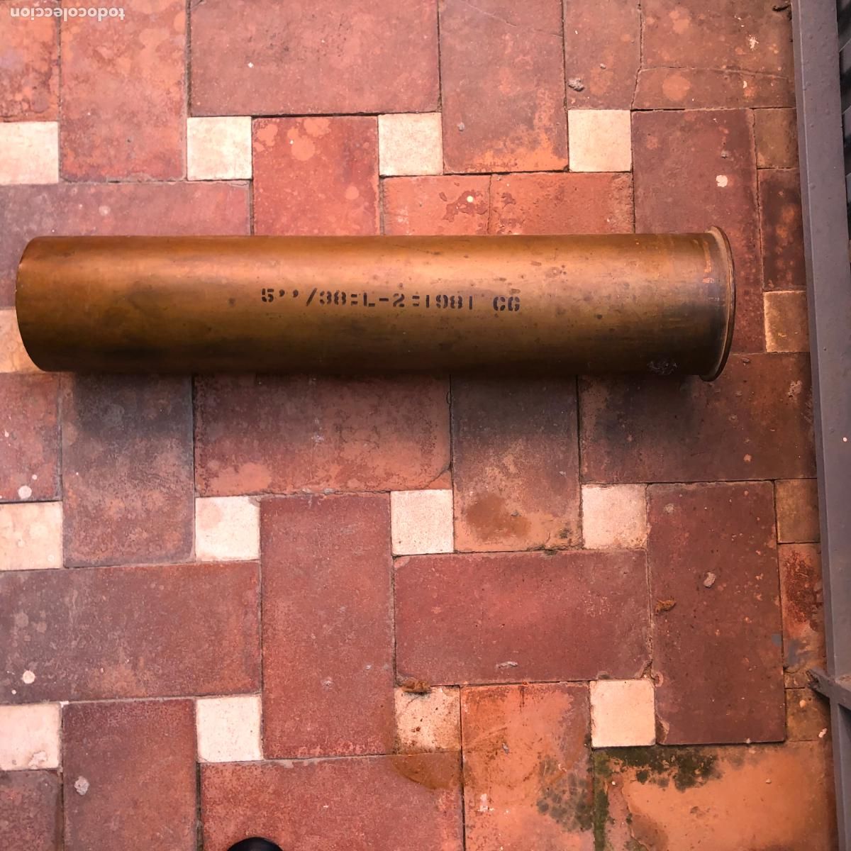 Militaria: VAINA PROYECTIL 5 PULGADAS 127 mm)