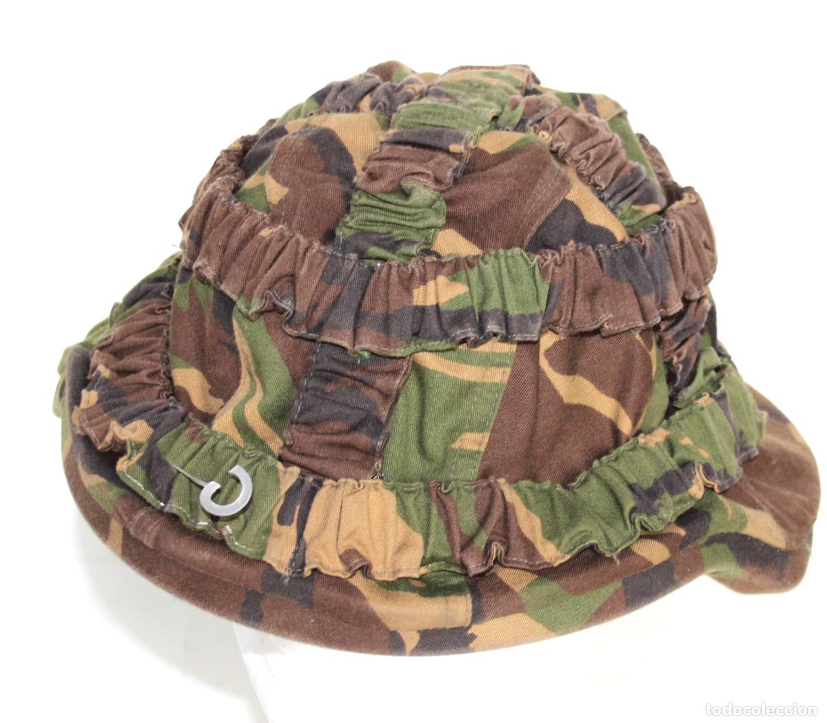 Militaria: CUBRE CASCO MILITAR ORIGINAL BRITANICO