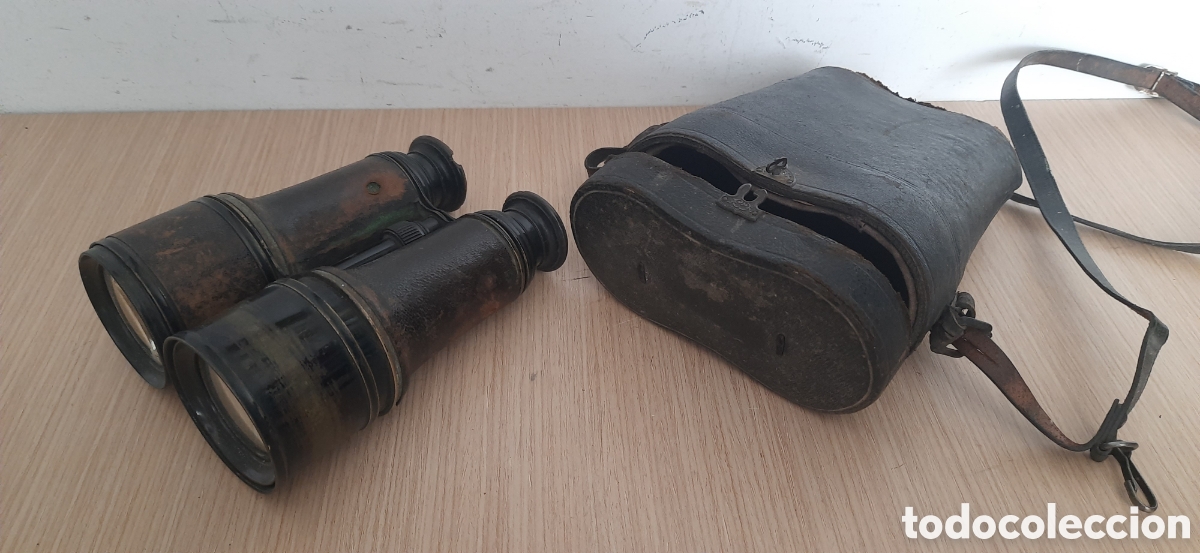 Militaria: PRISMATICOS MILITARES FRANCESES JUMELLE MARINE CON SU FUNDA