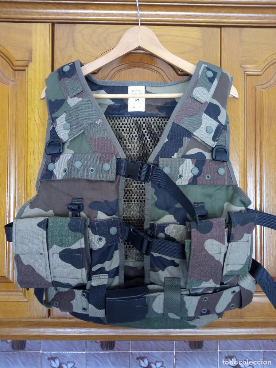 Militaria: Chaleco t&aacute;ctico militar Ej&eacute;rcito Franc&eacute;s M