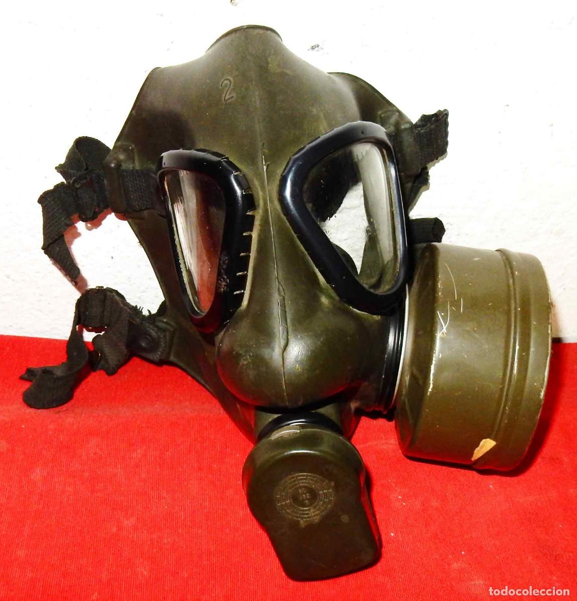 Militaria: M&aacute;scara antigas antigua