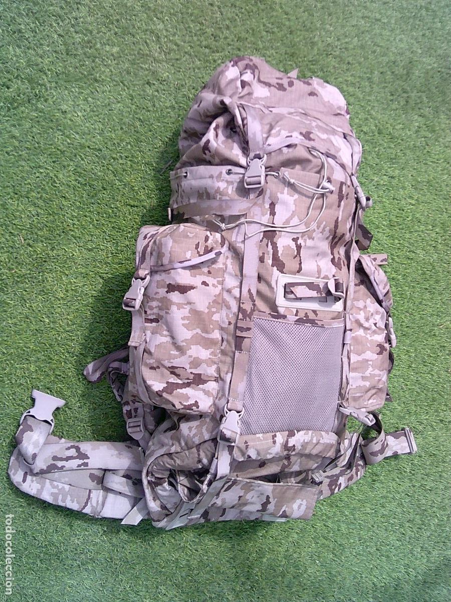 Militaria: Mochila grande ej&eacute;rcito espa&ntilde;ol utilizada por el ej&eacute;rcito del Aire