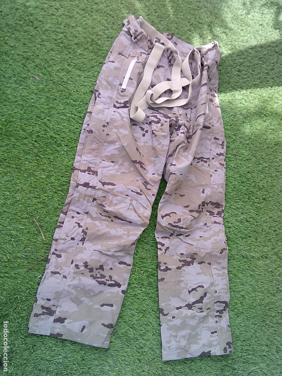 Militaria: Pantal&oacute;n nuevo gorotex Ej&eacute;rcito Espa&ntilde;ol Talla L