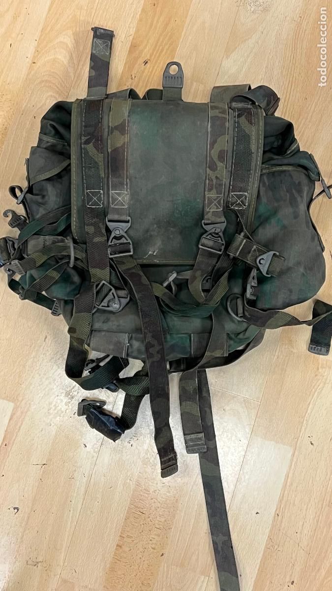 Militaria: MOCHILA MILITAR TACTICA MIMETIZADA BOSCOSA CAPACIDAD MEDIA + CAMISETA AFGANISTAN ASPFOR XXXIII
