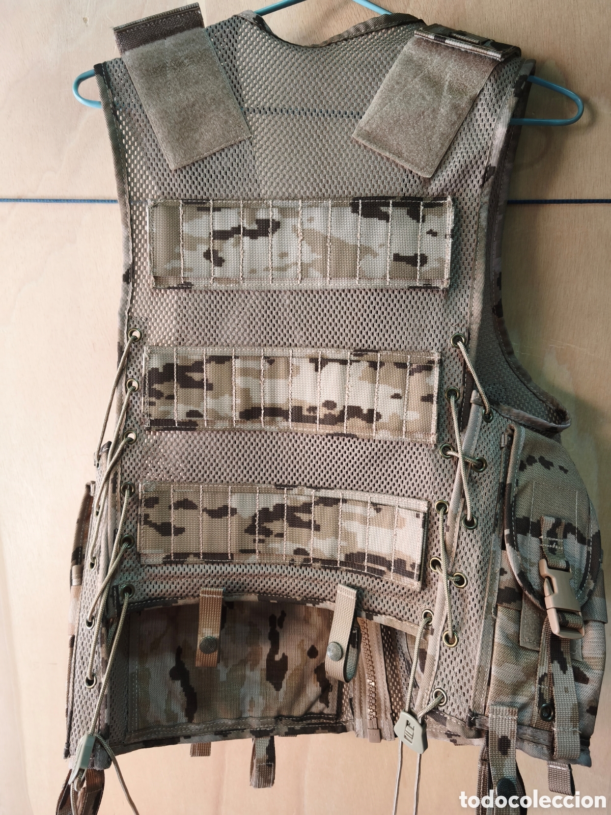 Militaria: CHALECO PORTA EQUIPOS EADA &Aacute;RIDO PIXELADO MARCA D.E.M. - Foto 2
