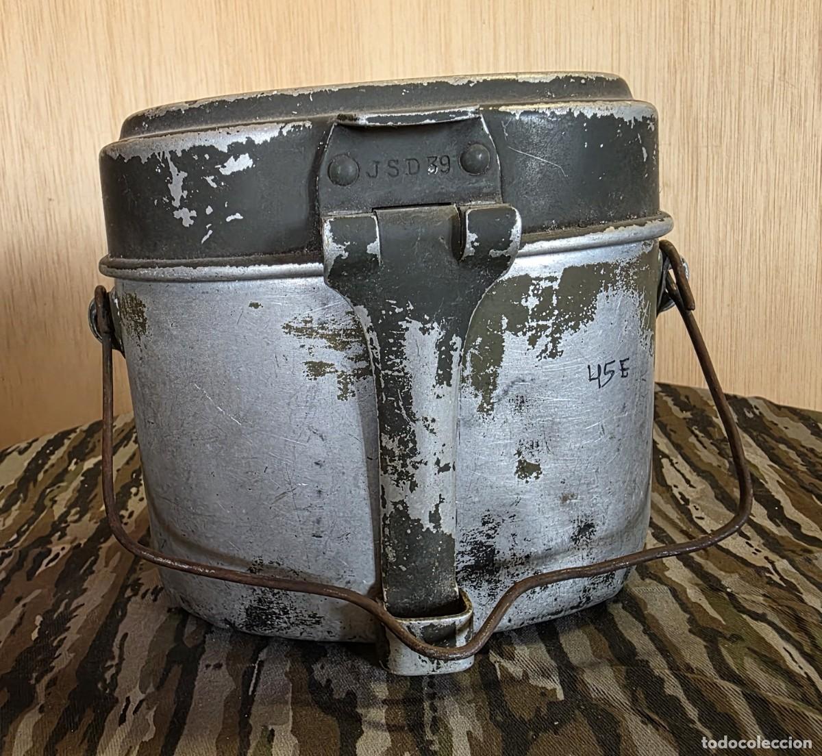 Militaria: Marmita con marcaje JSD 39