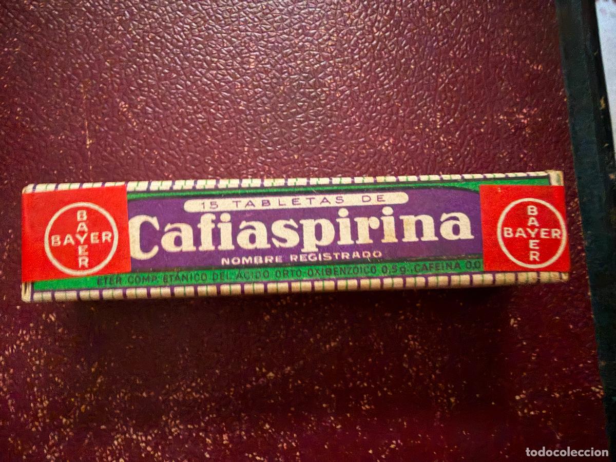 Militaria: Medicamento precintado cafiaspirina guerra civil
