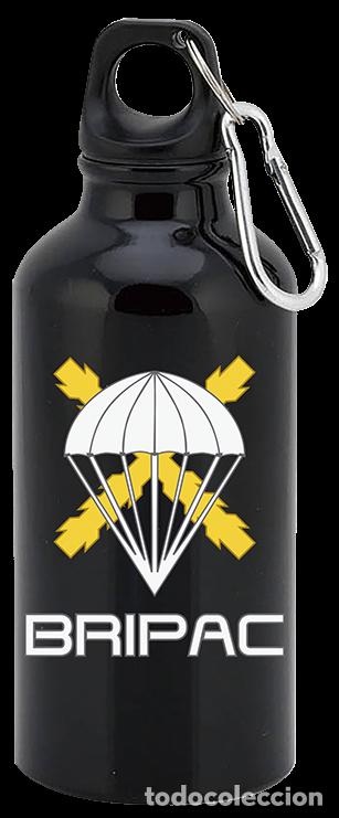 Militaria: Bidon Alumino 400 ml negro BRIPAC