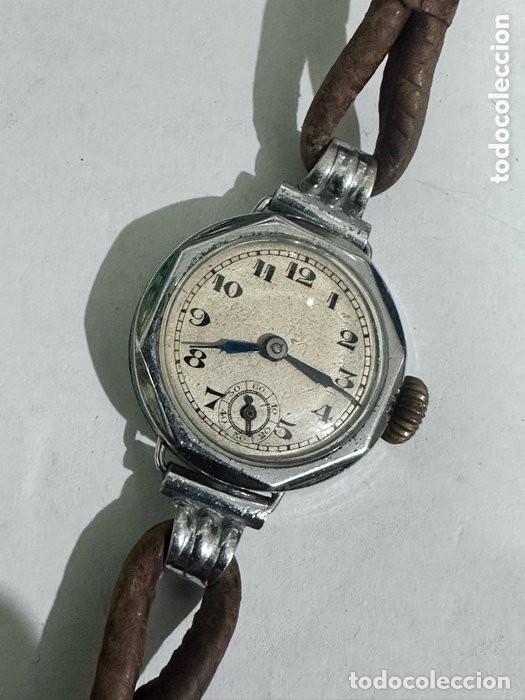 Militaria: Suiza - Reloj Militar PAT+D.R.P - Equipamiento militar