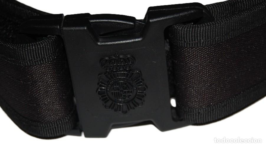 Militaria: CINTURON TACTICO EN CORDURA CON DOBLE VELCRO C.N.P.