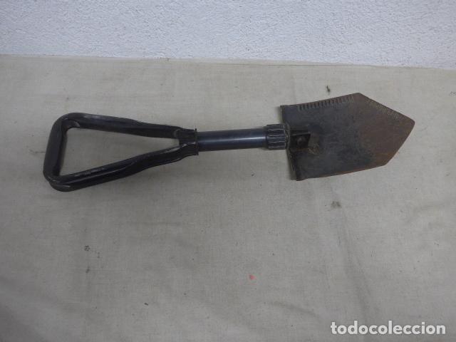 Military Antiques: Antigua pala americana plegable marcada US 1987, original, Estados Unidos.